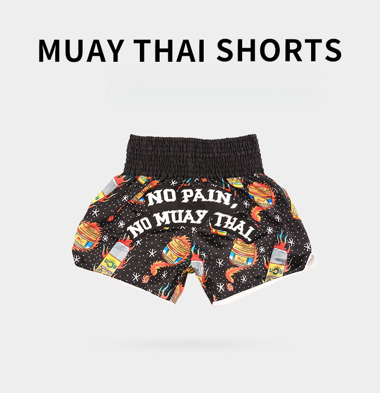 ONE Champion Competitie Shorts Energie Accumulatie Martial Arts Sanda Sport Broeken Muaythai Muay Thai Broeken MMA Vechten_voghion.com